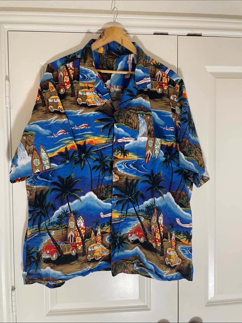 VTG Royal Creations Men’s 4XL Hawaiian Shirt 100% Cotton made in Hawaii Sunset
